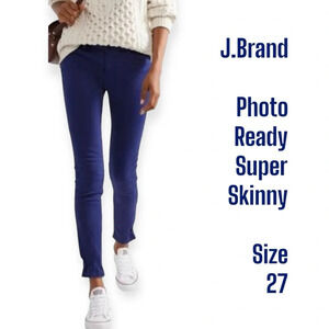J Brand photo ready mid rise super skinny ultra slimming stretch recovery jeans